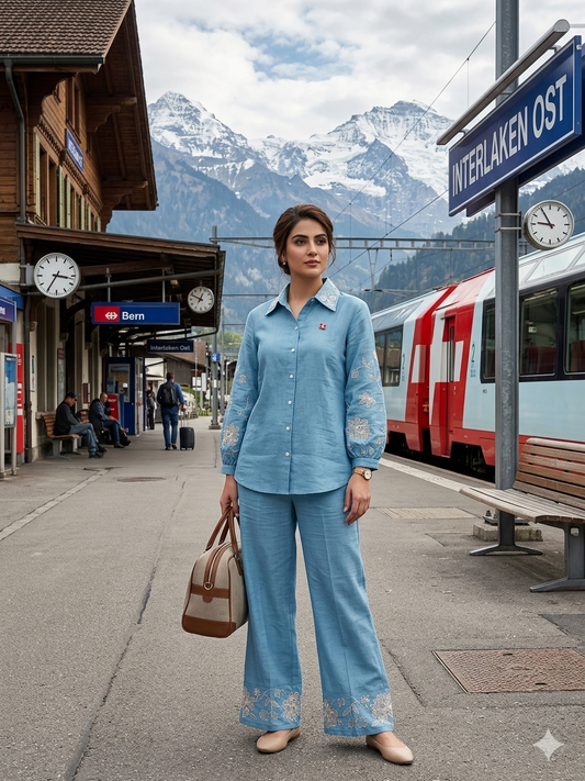 The Ultimate Travel Co-ord set In Linen